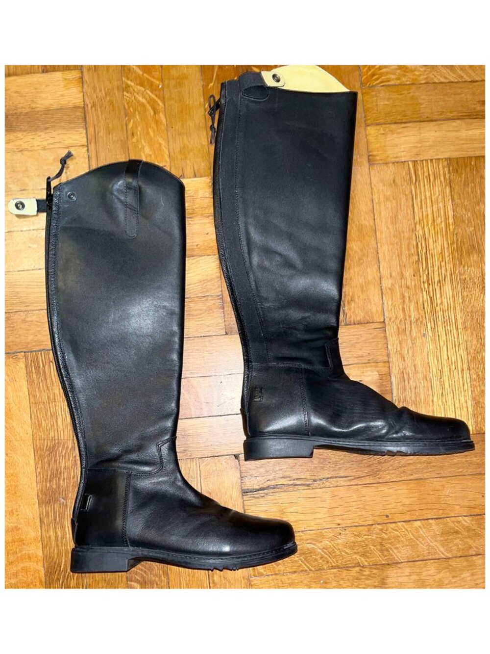 Tuffrider Black Leather Womens Tall Boots 3049 Size 9.5